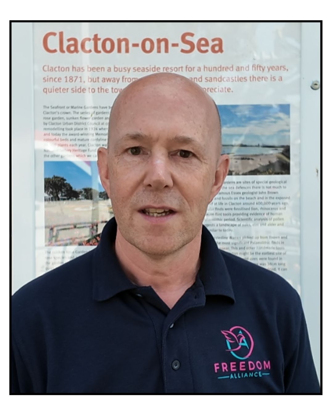 Martin Davies, Freedom Alliance candidate for Clacton